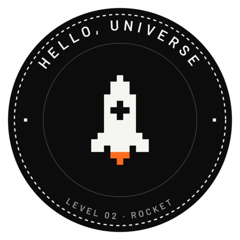 LEVEL 02 ROCKET のミッションパッチ